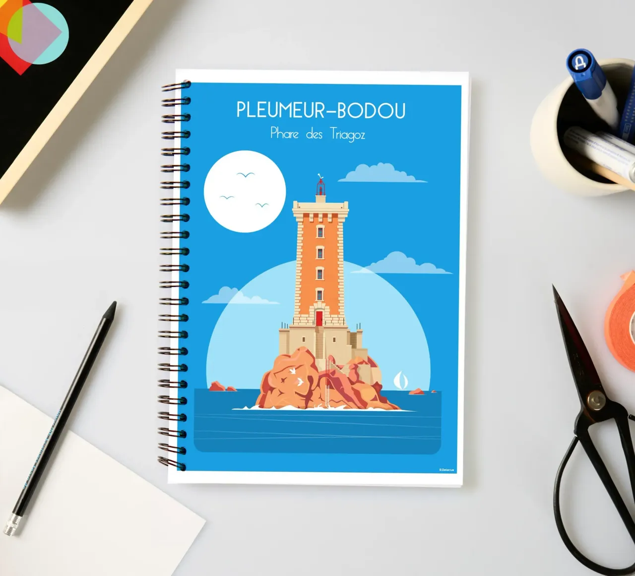Phare des Triagoz Ringbuch von Raphaël Delerue