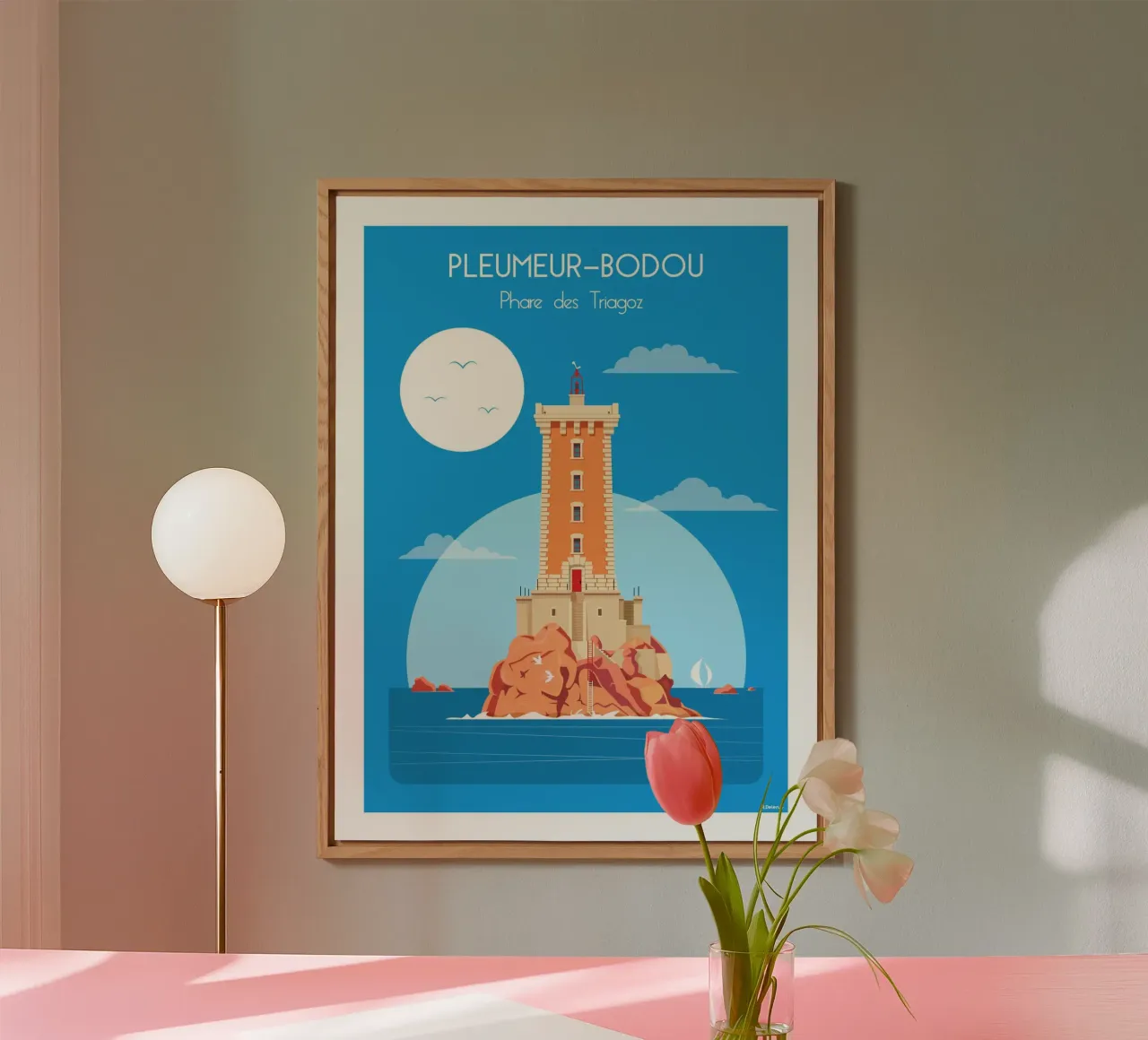 Phare des Triagoz alluminio dibond da Raphaël Delerue