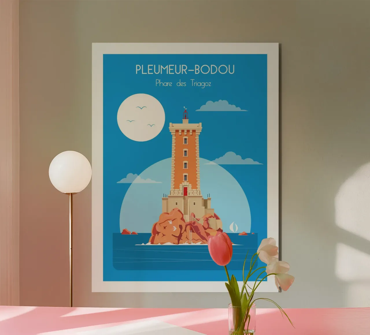 Phare des Triagoz alluminio dibond da Raphaël Delerue