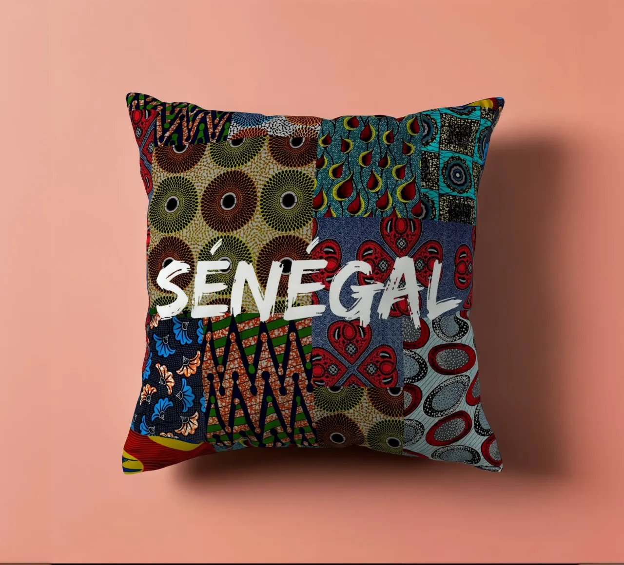 Sénégal cuscino da Mathudace Créas