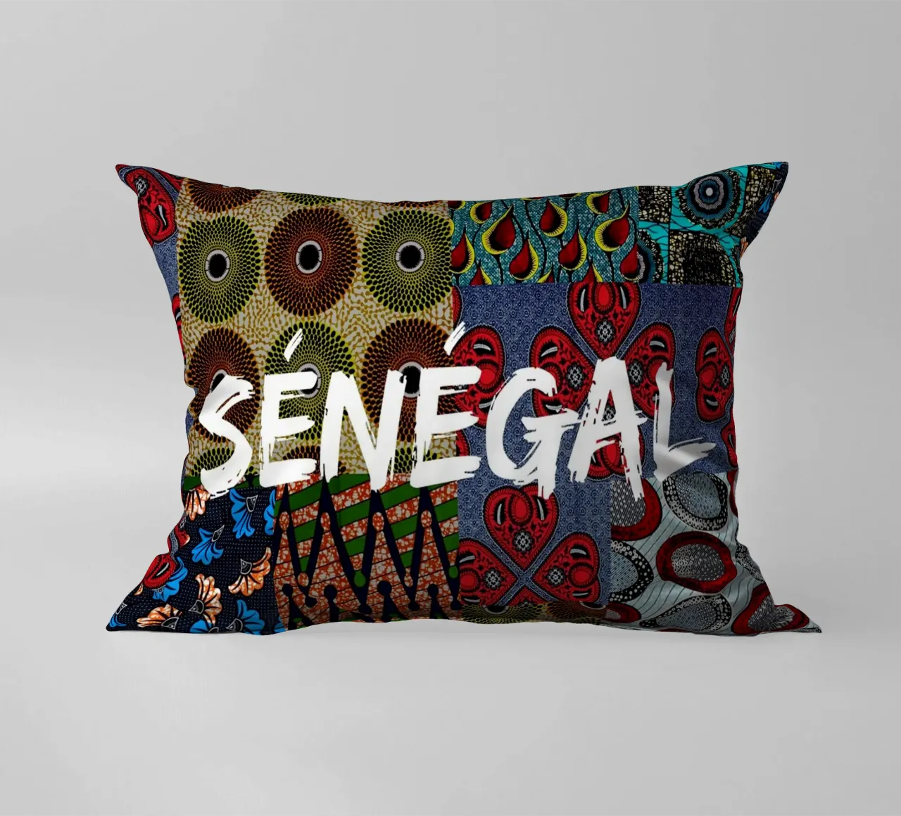 Sénégal cuscino da Mathudace Créas