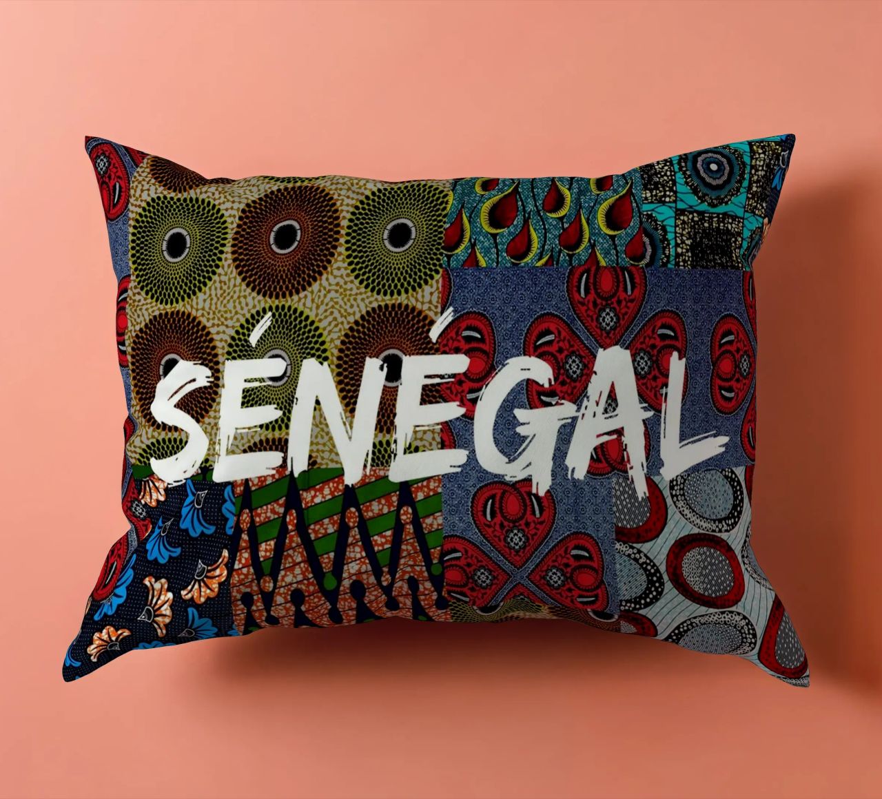 Sénégal coussin de Mathudace Créas