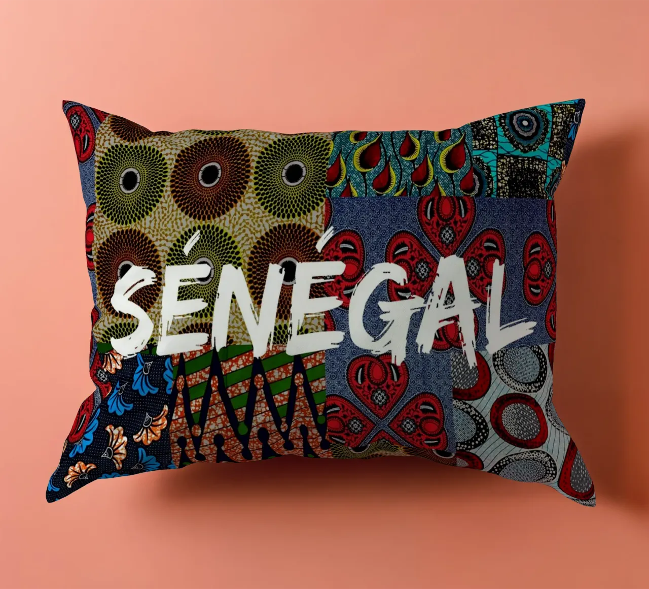 Sénégal cuscino da Mathudace Créas