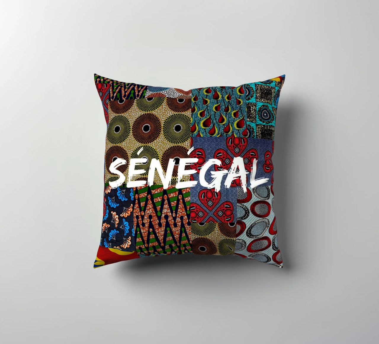 Sénégal coussin de Mathudace Créas