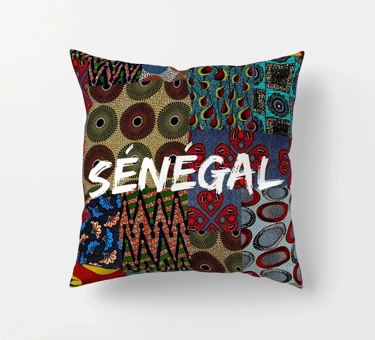 Sénégal cuscino da Mathudace Créas