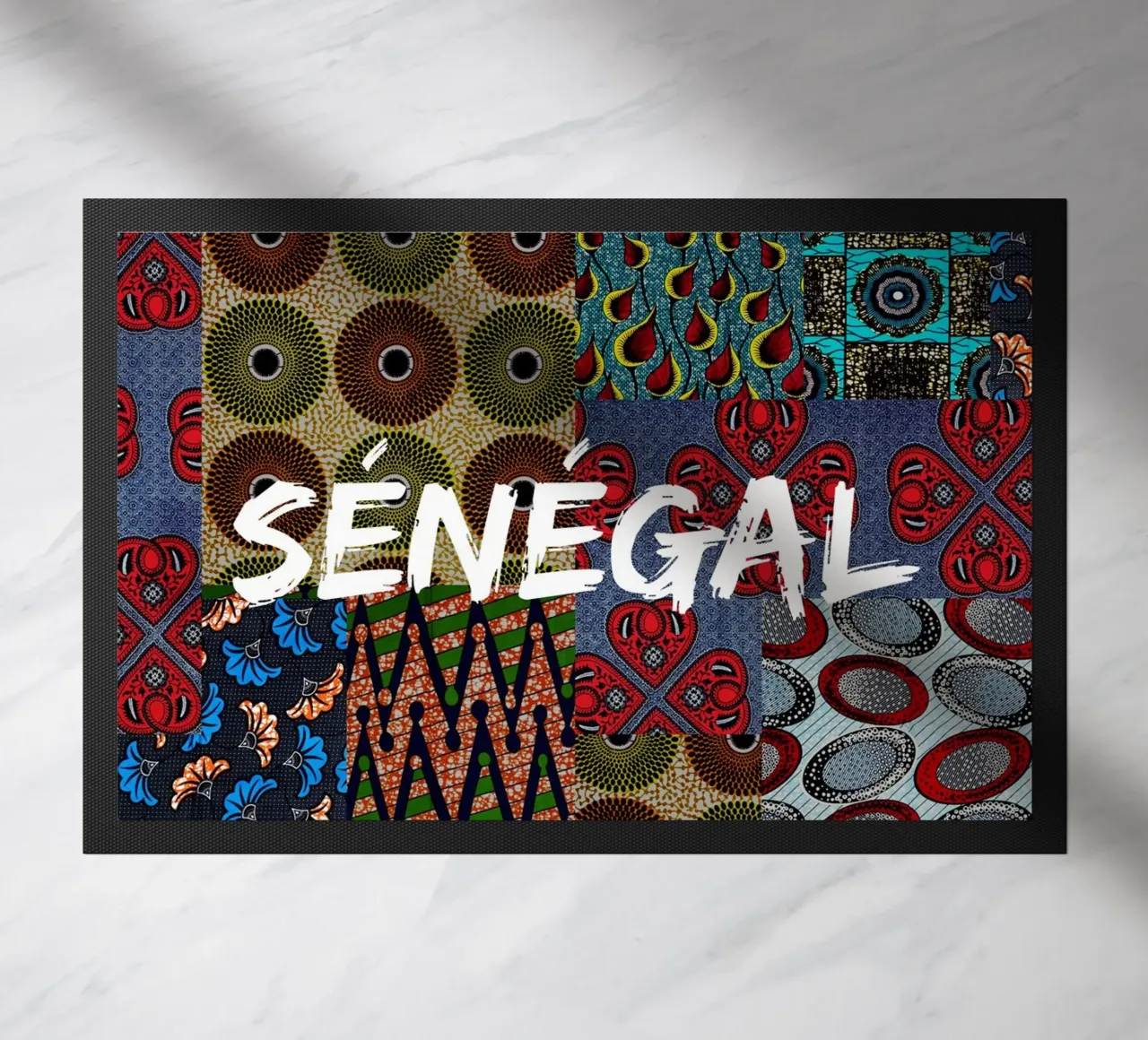 Sénégal deurmat van Mathudace Créas