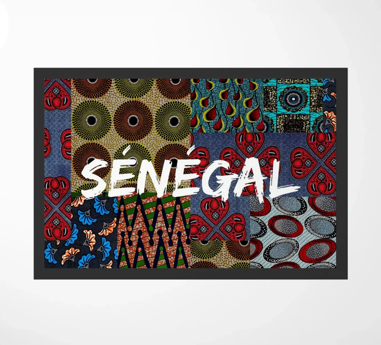 Sénégal deurmat van Mathudace Créas