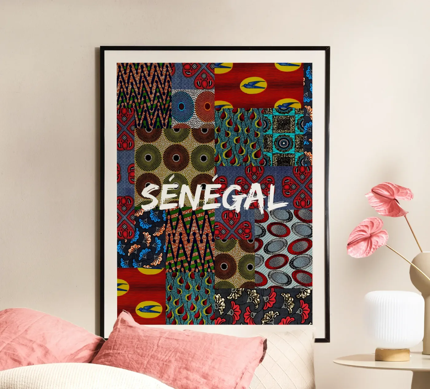 Sénégal poster da Mathudace Créas