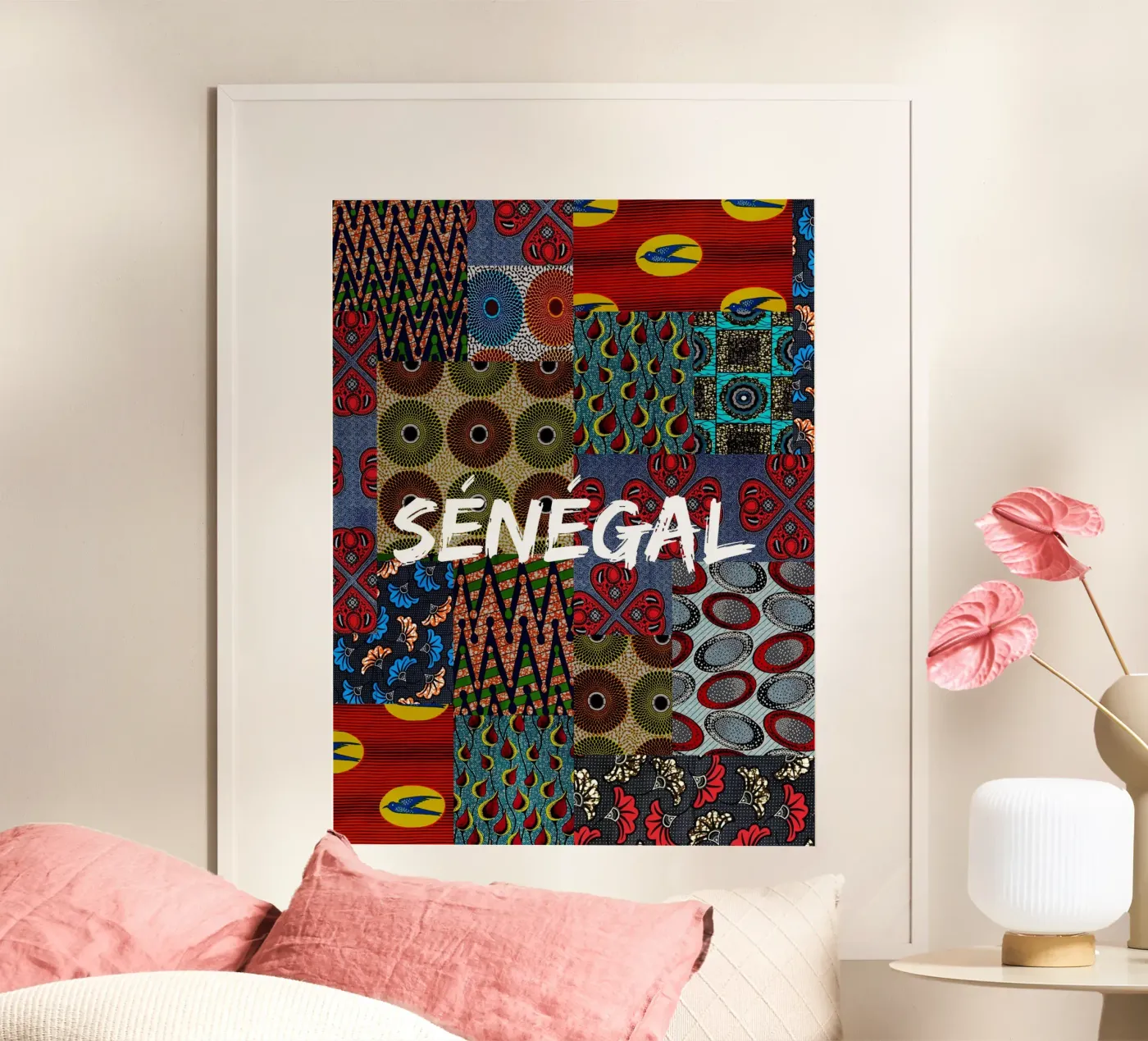 Sénégal poster da Mathudace Créas