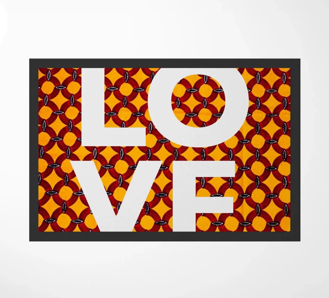 Love deurmat van Mathudace Créas