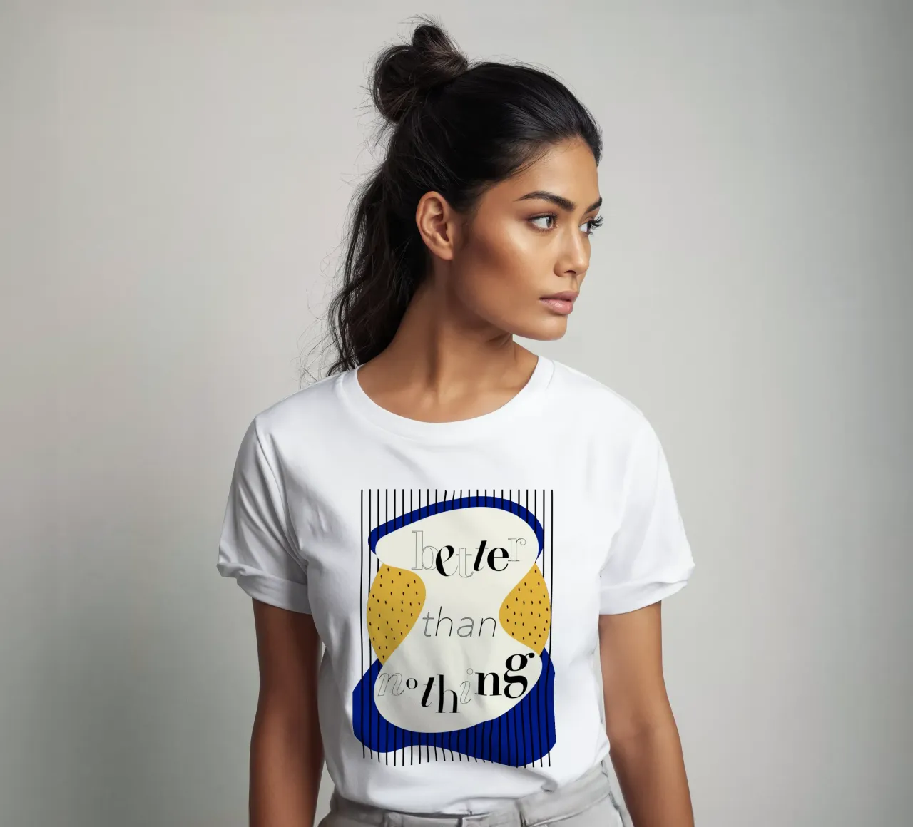better than nothing t-shirt da natural neutral