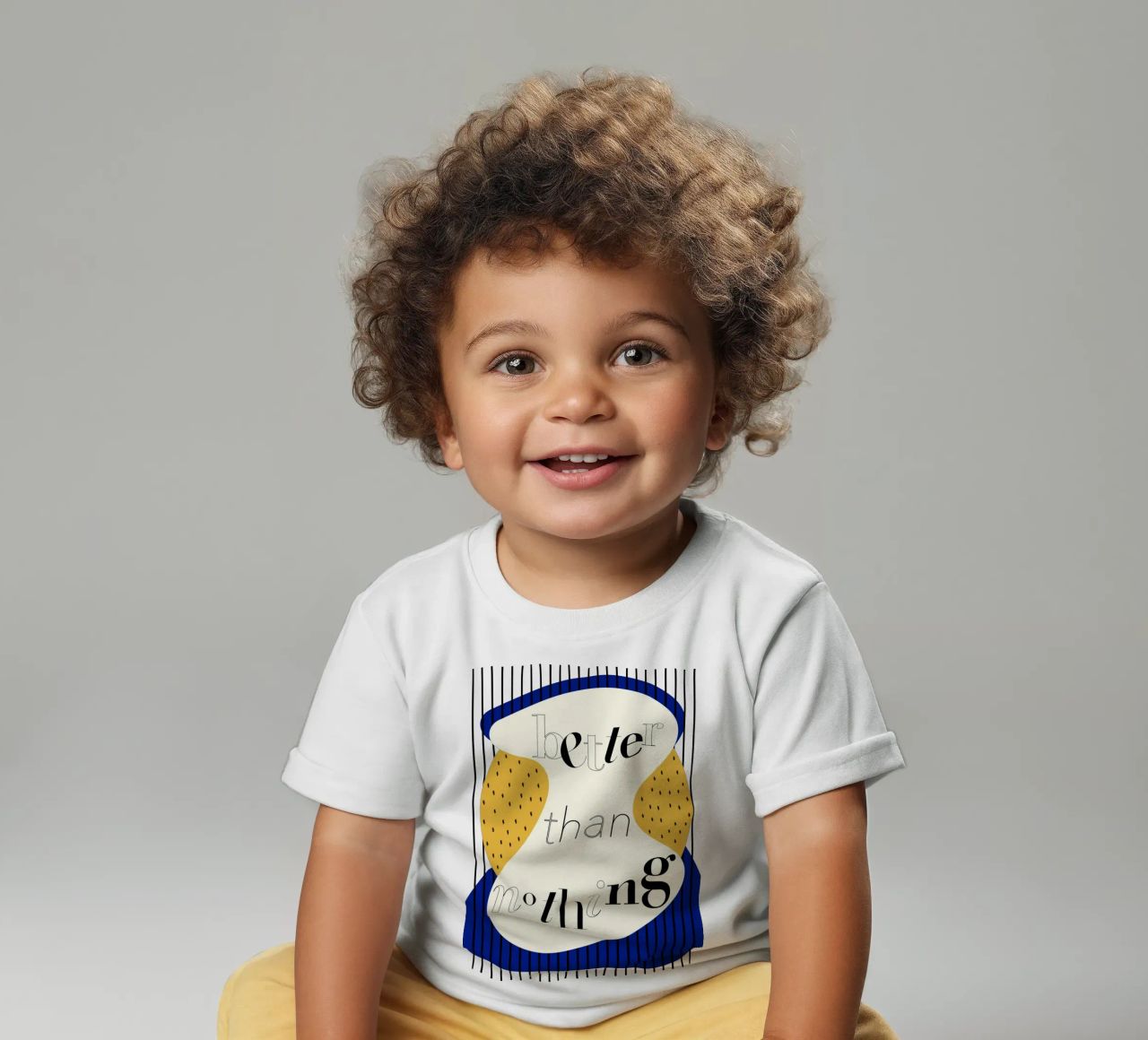 better than nothing maglietta neonato da natural neutral