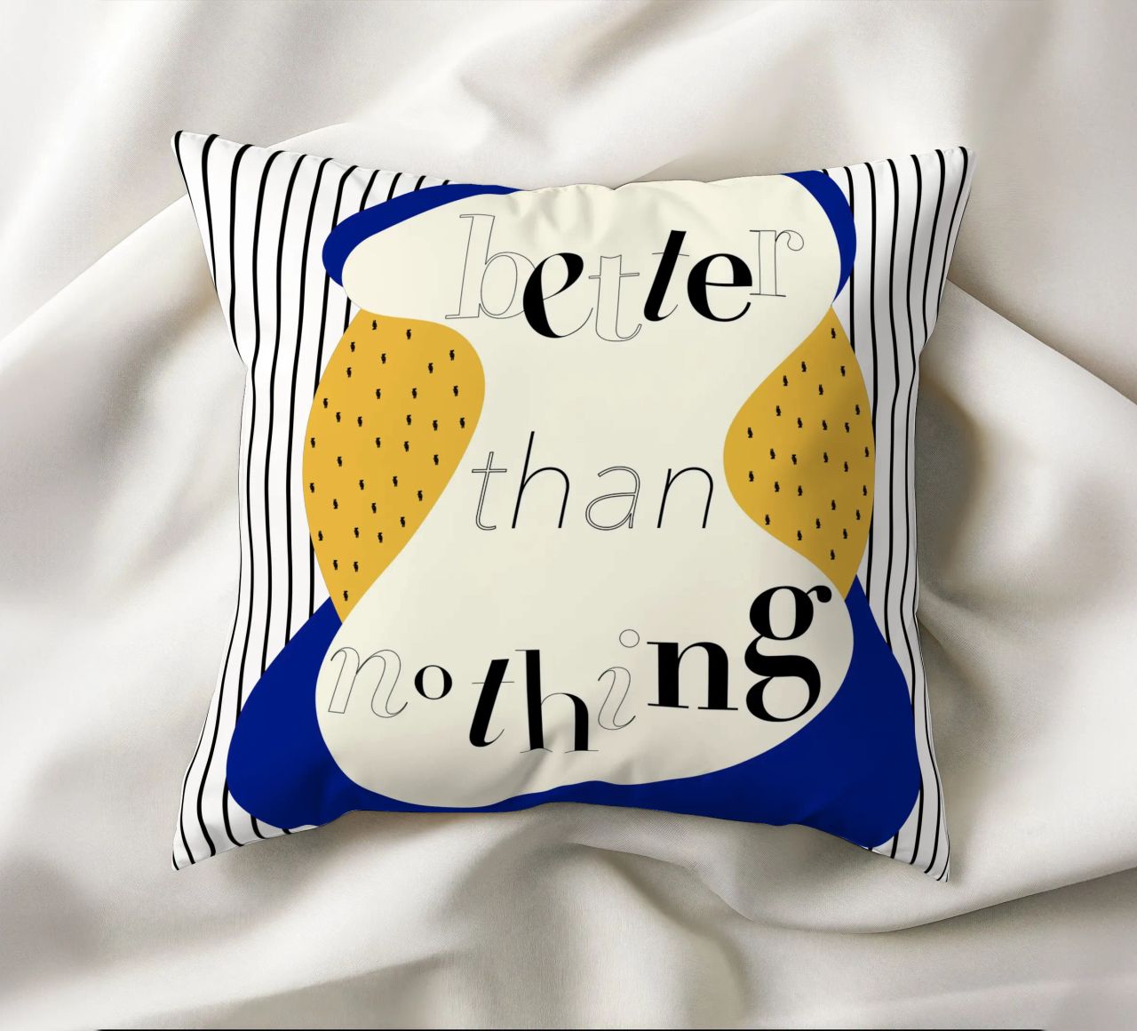 better than nothing decorative cushion by natural neutral