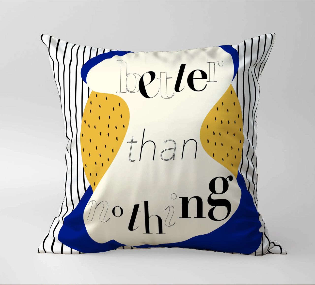 better than nothing decorative cushion by natural neutral