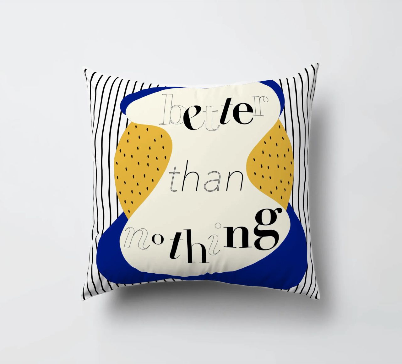 better than nothing decorative cushion by natural neutral