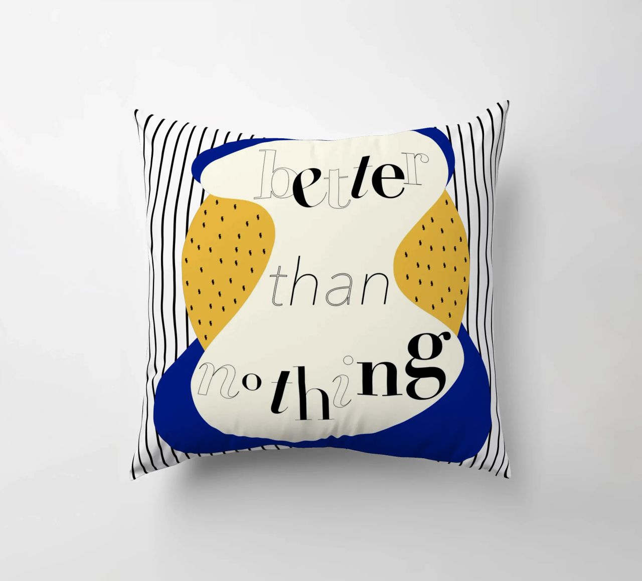 better than nothing decorative cushion by natural neutral