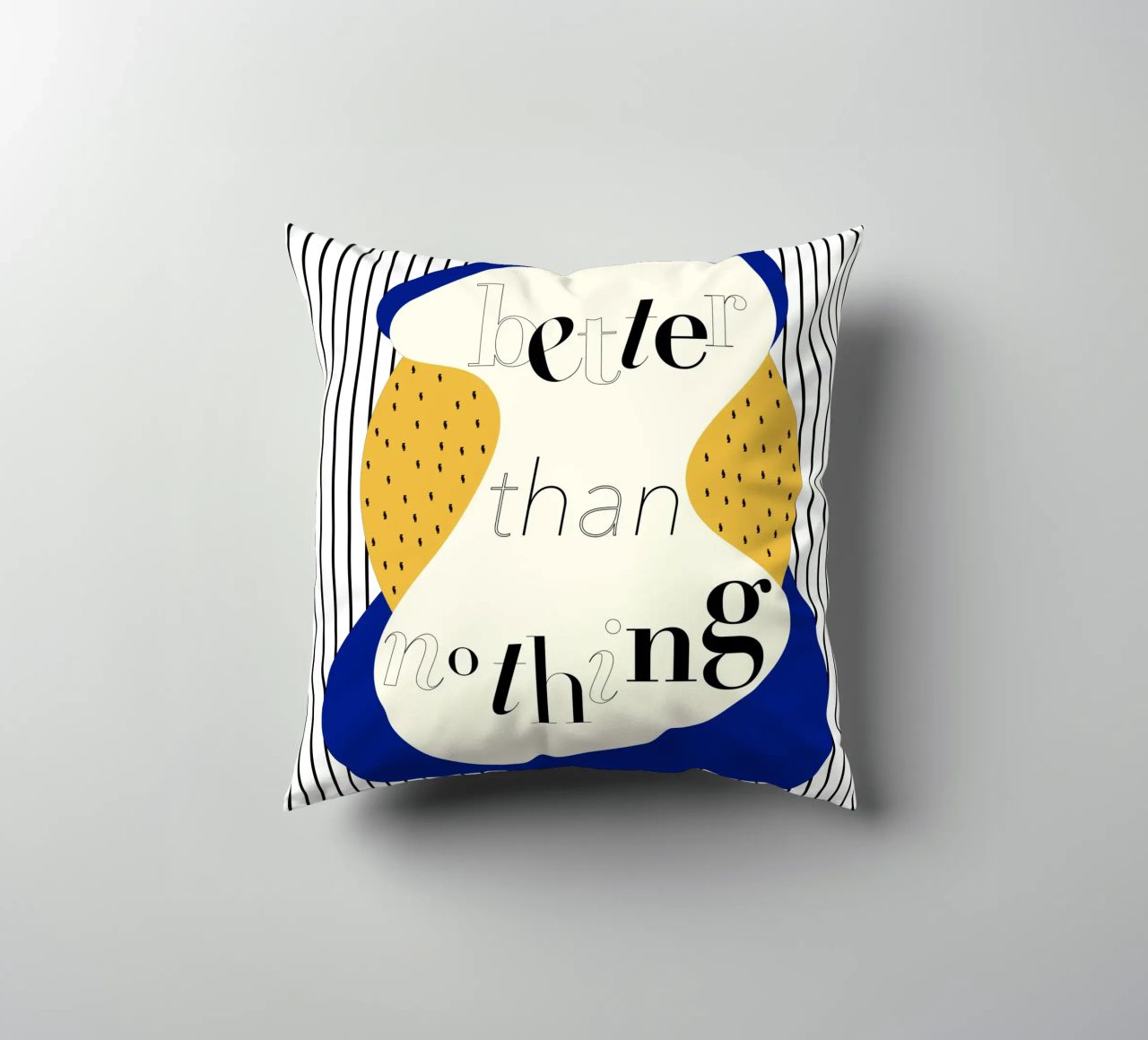 better than nothing decorative cushion by natural neutral