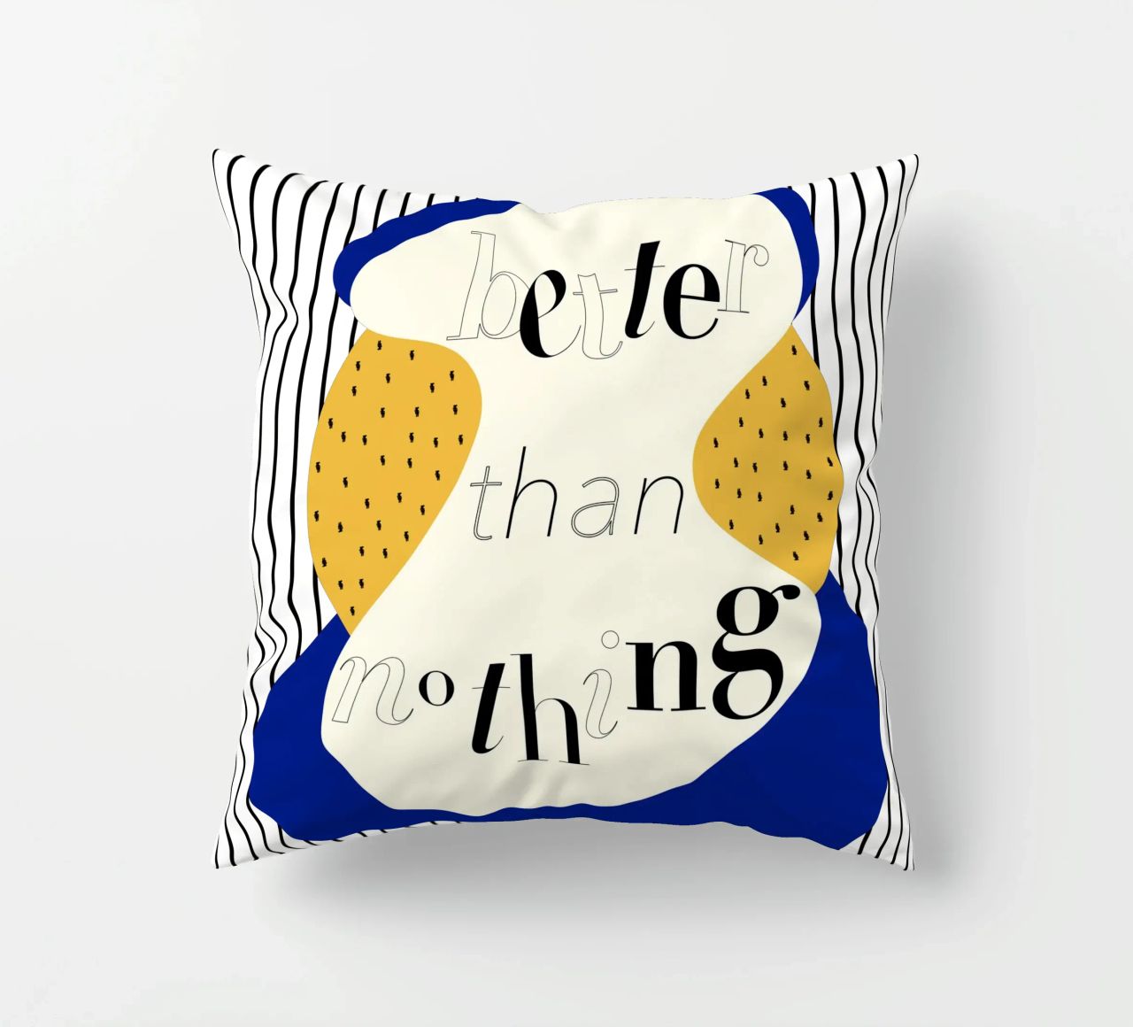 better than nothing decorative cushion by natural neutral