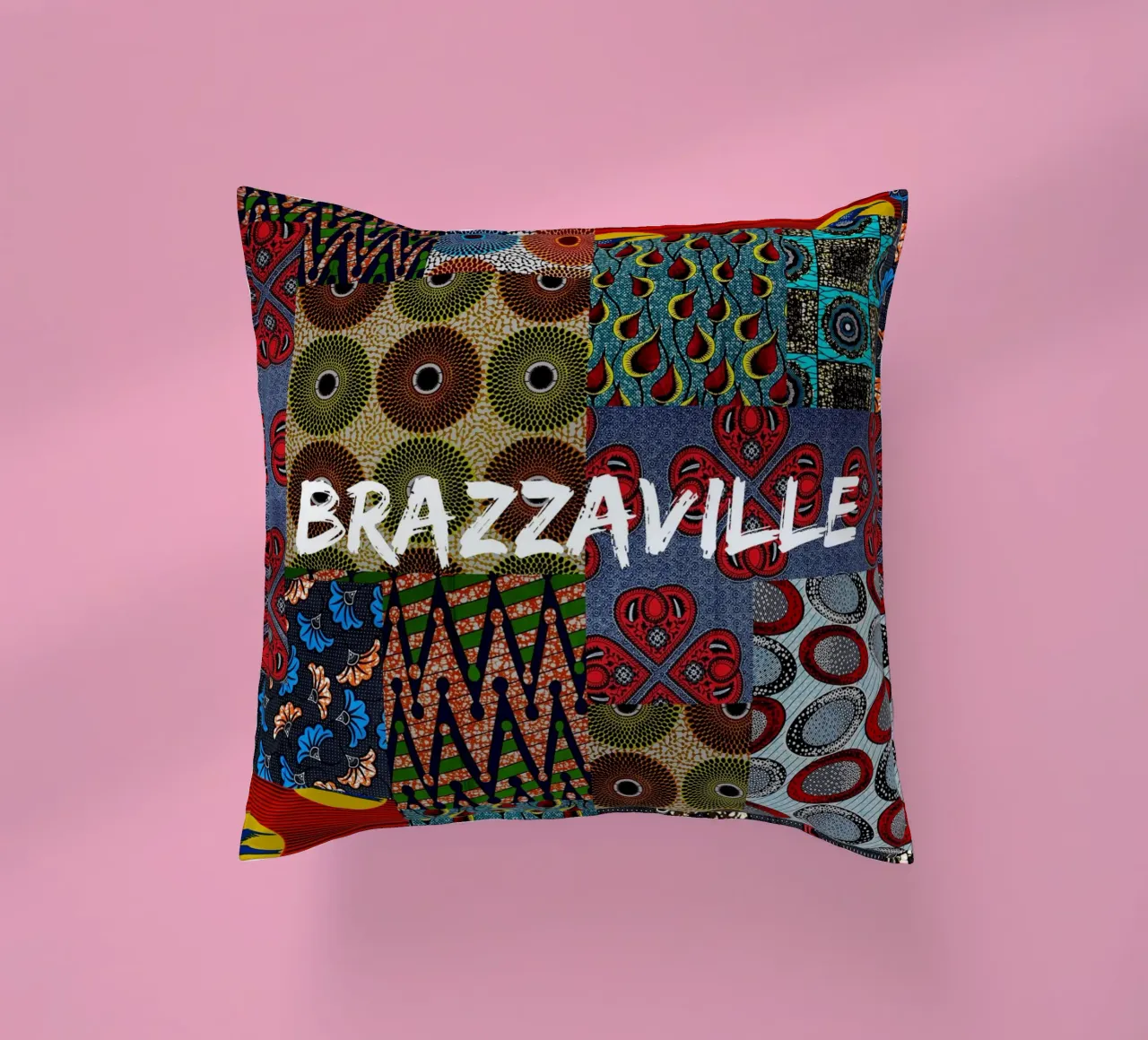 Brazzaville cuscino da Mathudace Créas