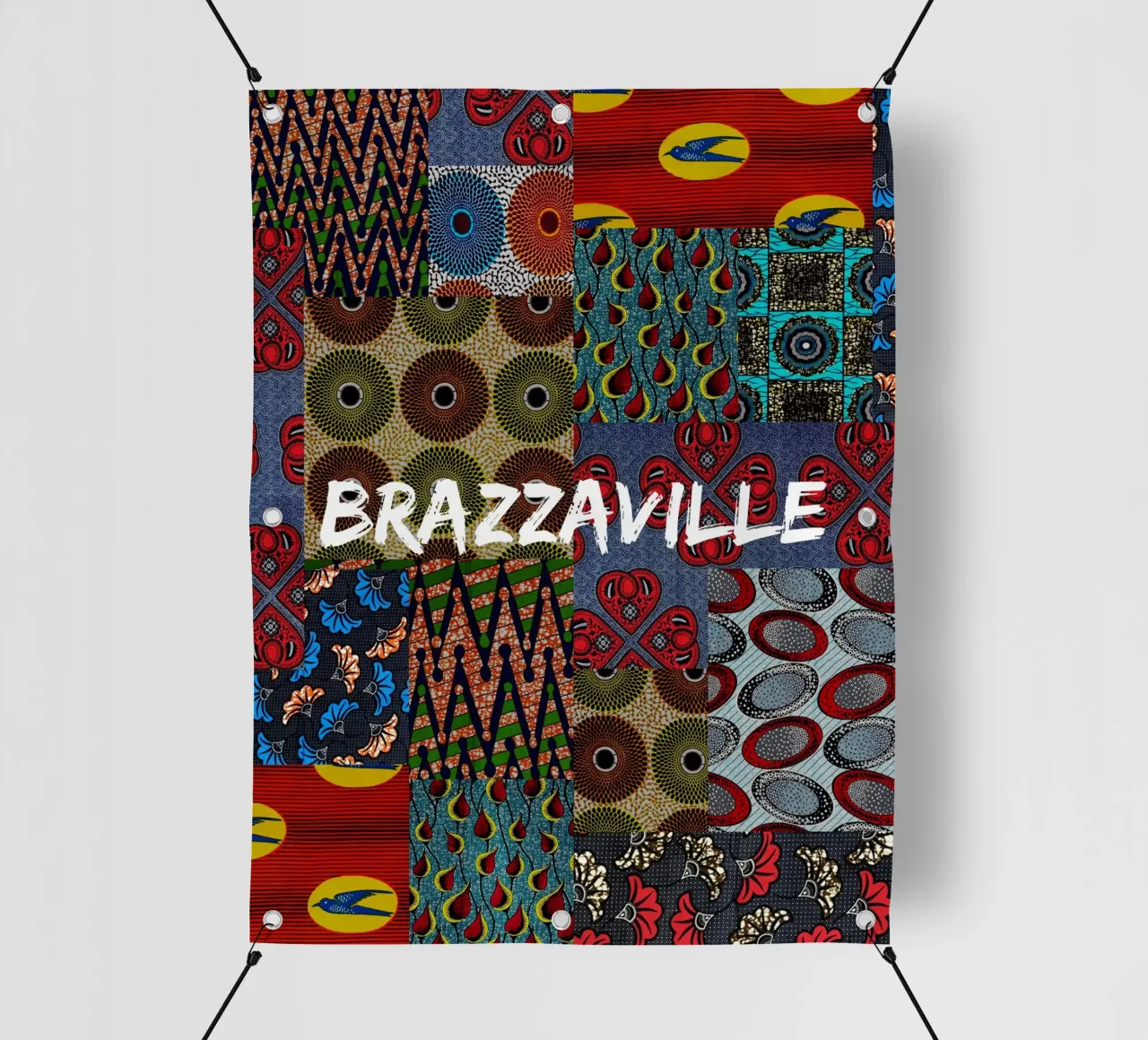Brazzaville telo in pvc da Mathudace Créas