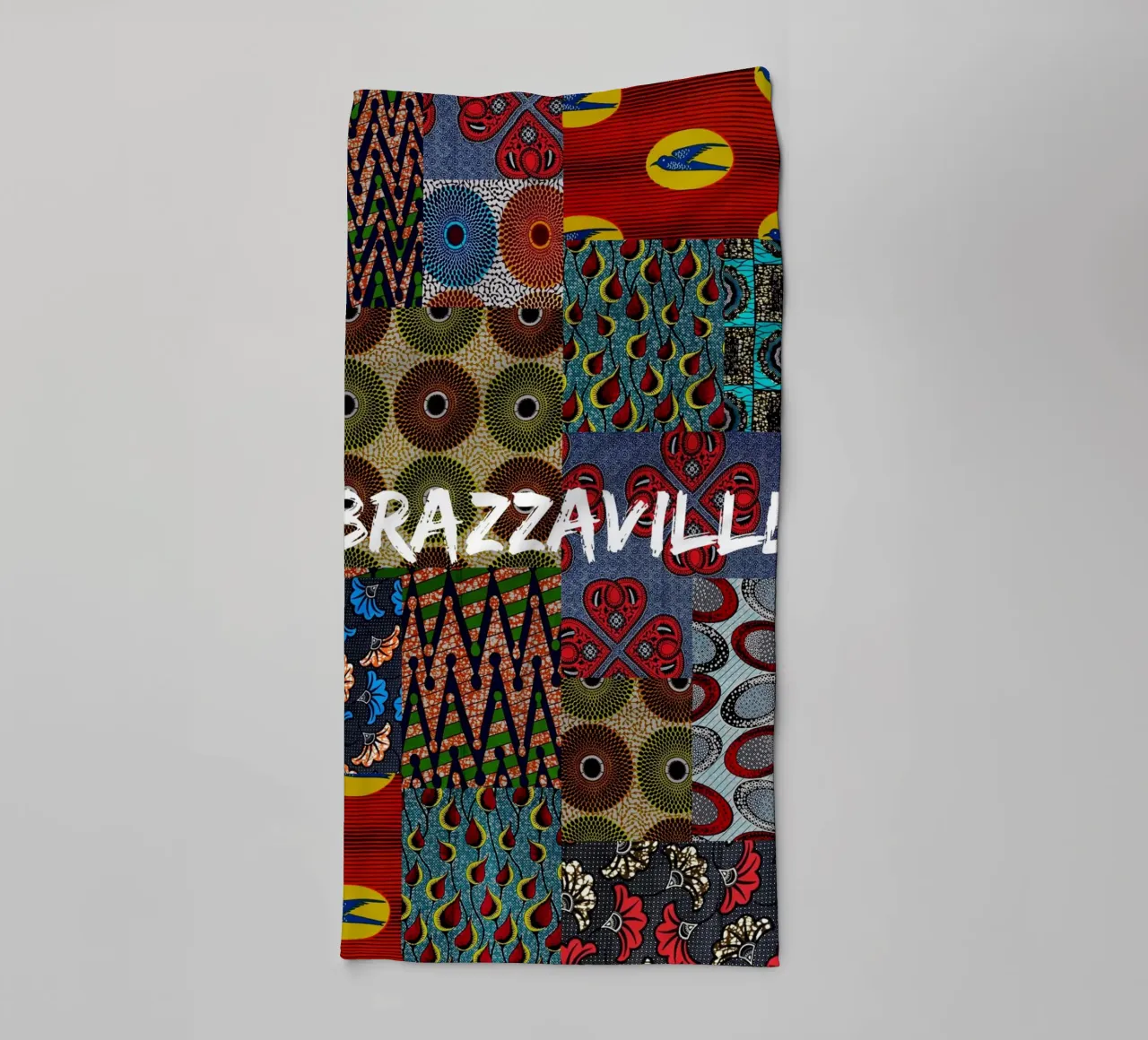 Brazzaville towel by Mathudace Créas