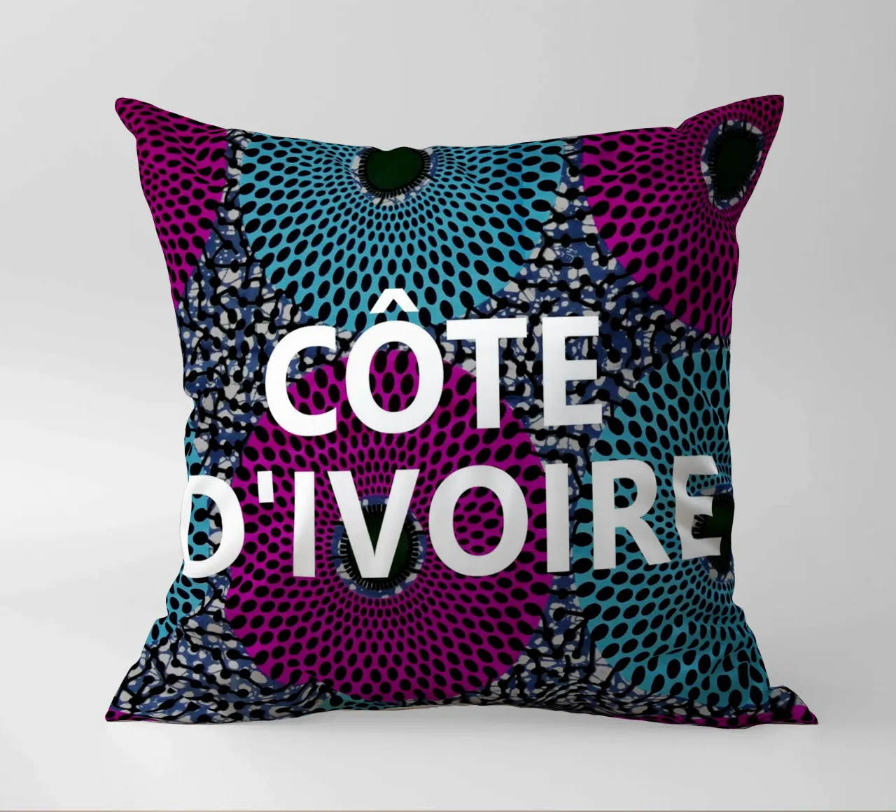 Côte d'Ivoire cuscino da Mathudace Créas