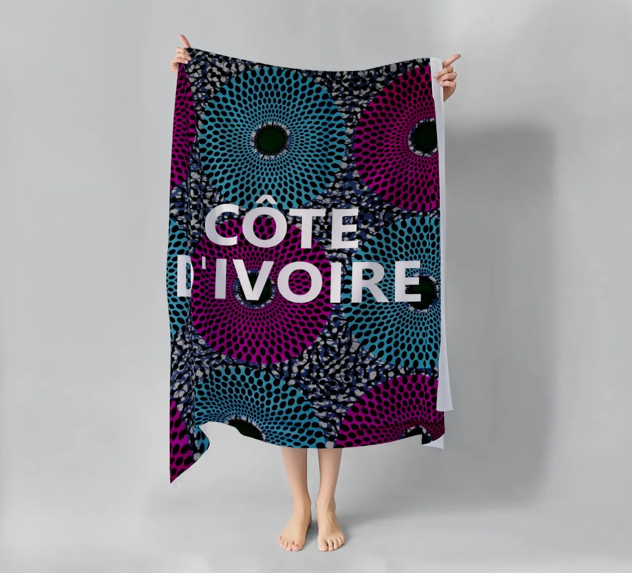 Côte d'Ivoire Strandtuch von Mathudace Créas
