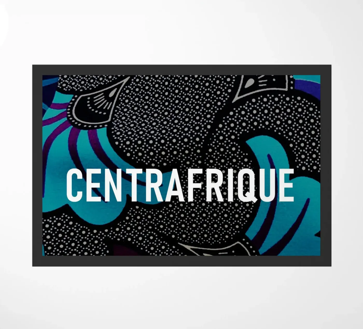 Centrafrique deurmat van Mathudace Créas