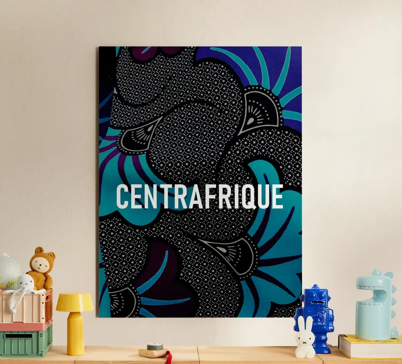 Centrafrique forex plate by Mathudace Créas