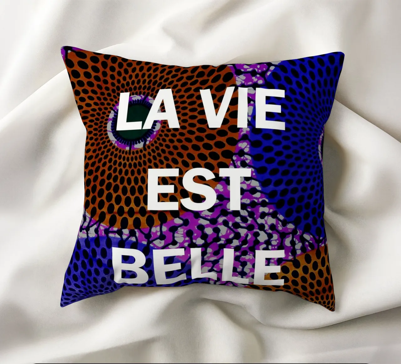 La vie est belle cuscino da Mathudace Créas
