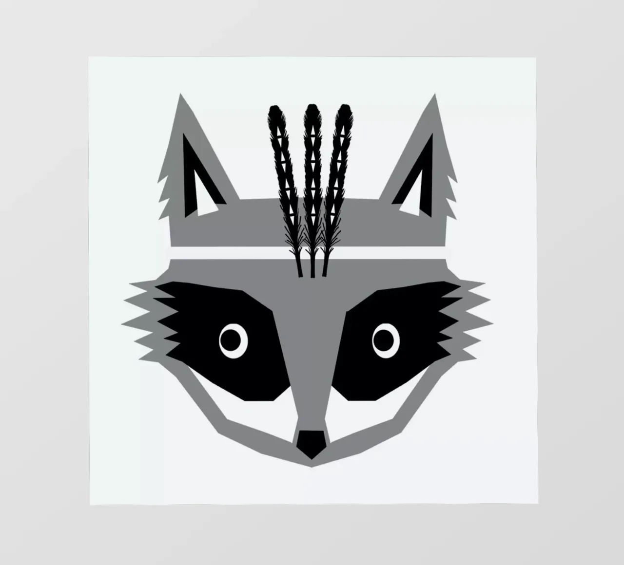Southwest Raccoon pellicola backlit da Charlotte Winter