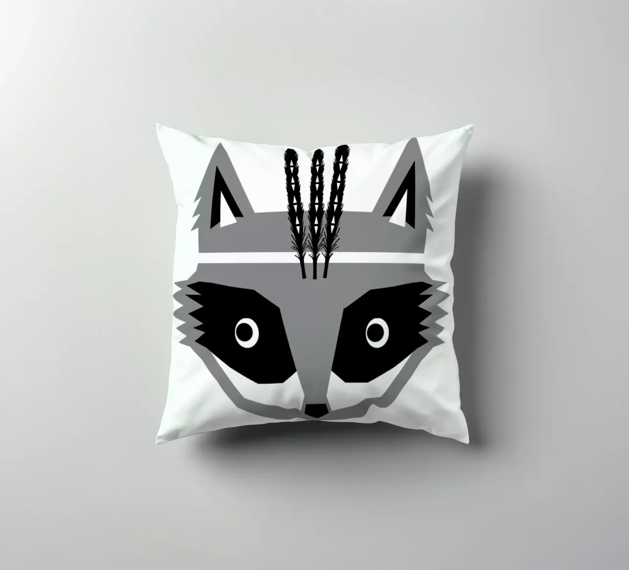 Southwest Raccoon cuscino da Charlotte Winter