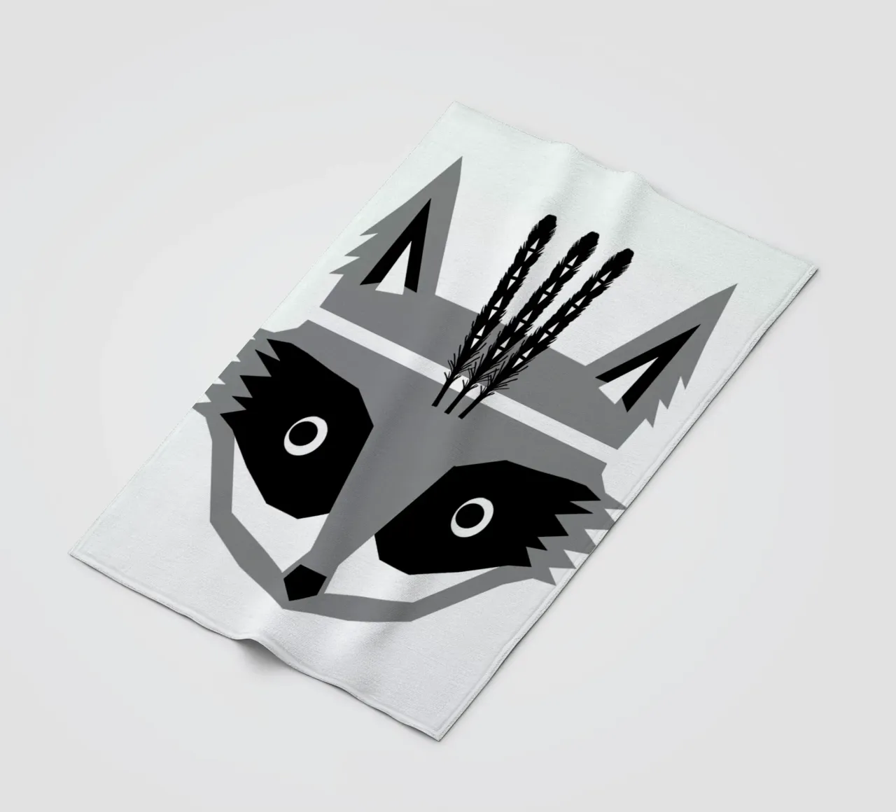 Southwest Raccoon coperta in pile da Charlotte Winter