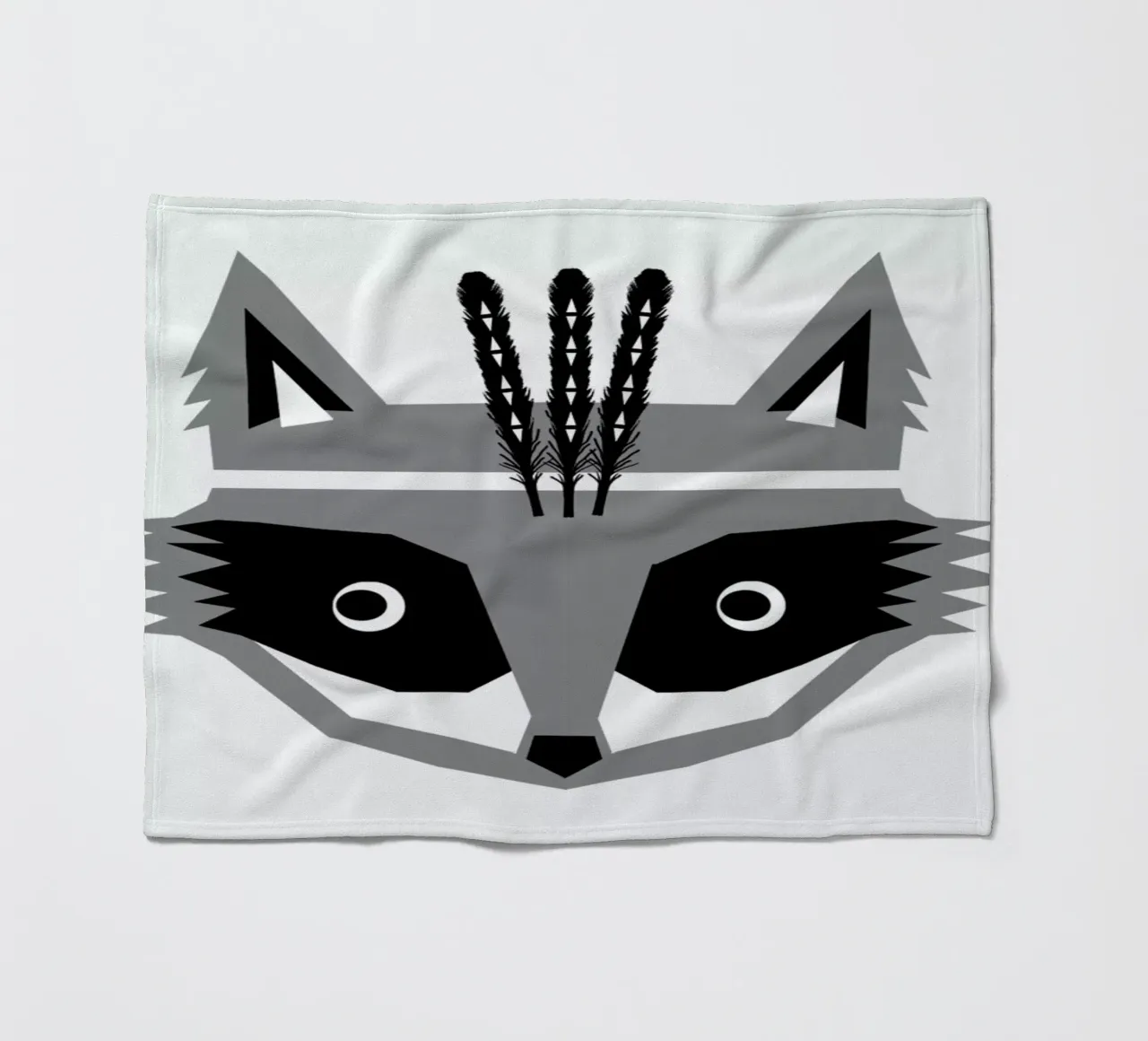 Southwest Raccoon coperta in pile da Charlotte Winter