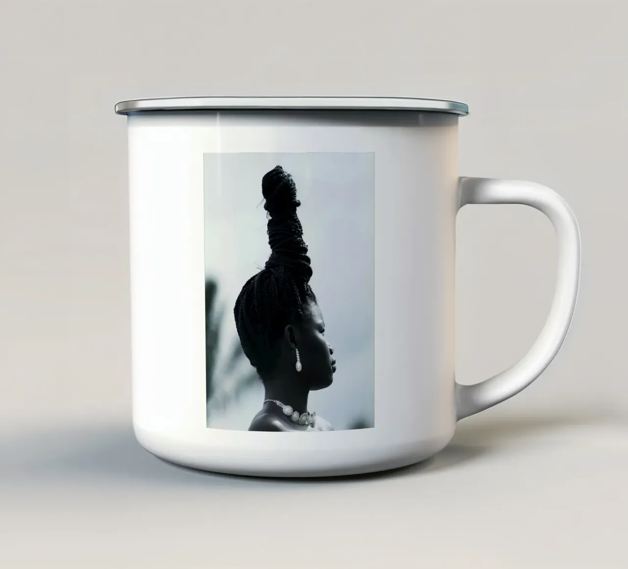 Afro Joy tazza in smalto da Mathudace Créas