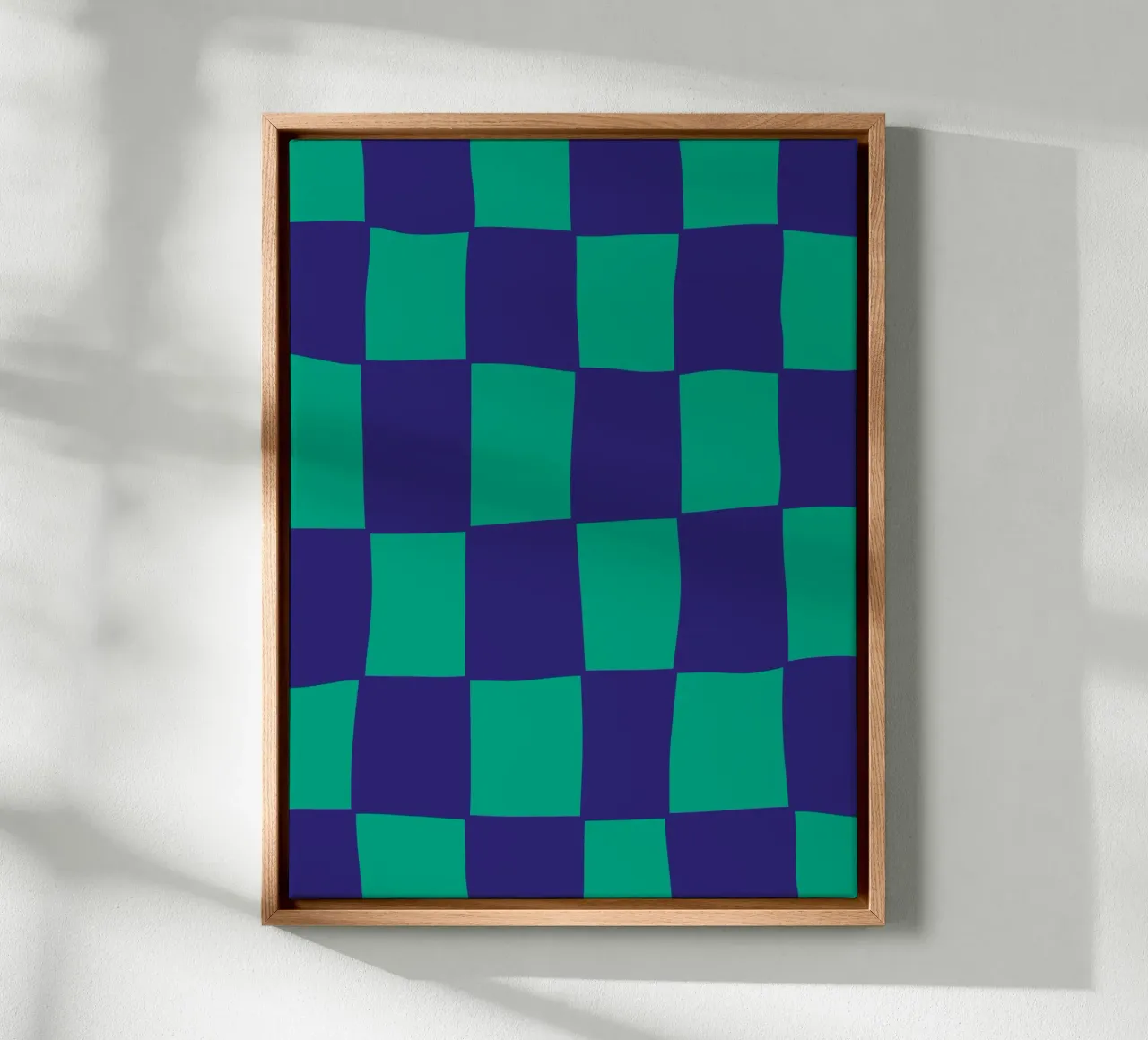 Checkers BG tela con Cornice a cassetta da Bytenar