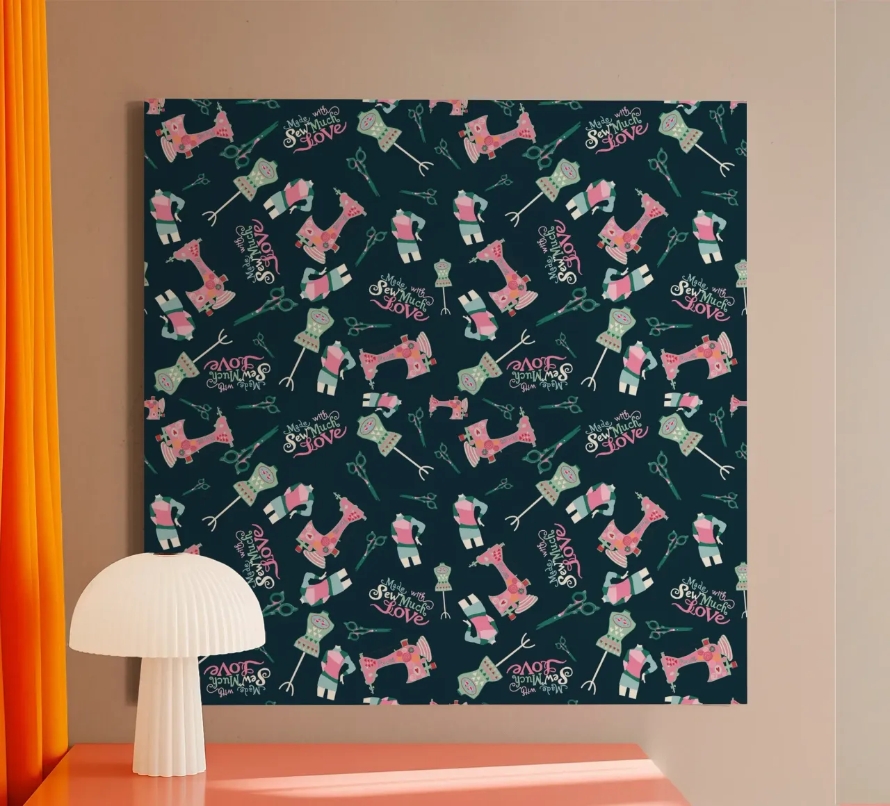 Sewing love canvas by Miris bunte Modewelt