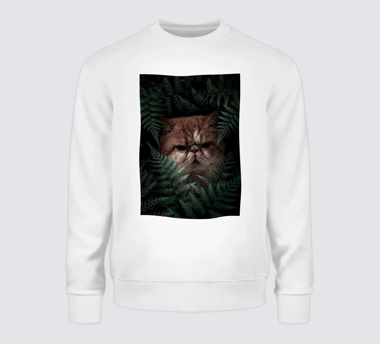 Gatto di picco in felci felpa da arizrab