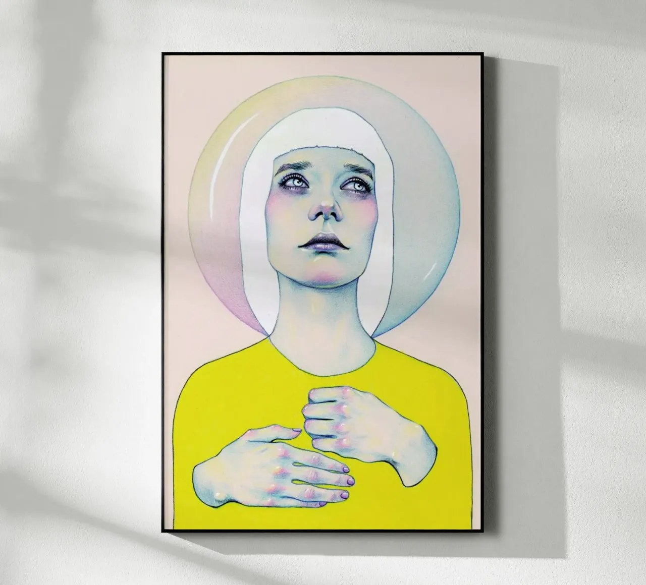 Alienated I acryl van Natalie Foss