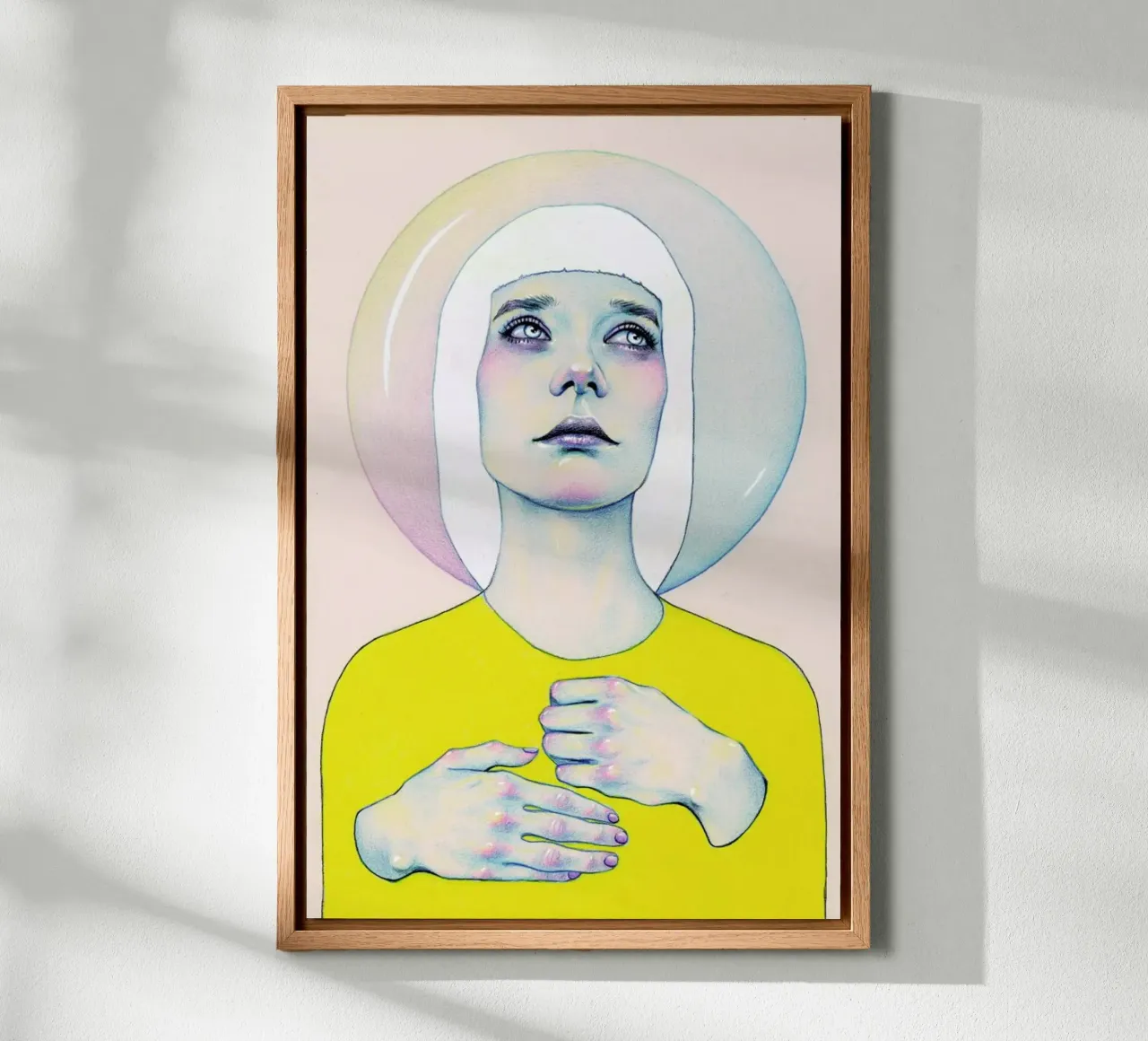 Alienated I canvas by Natalie Foss