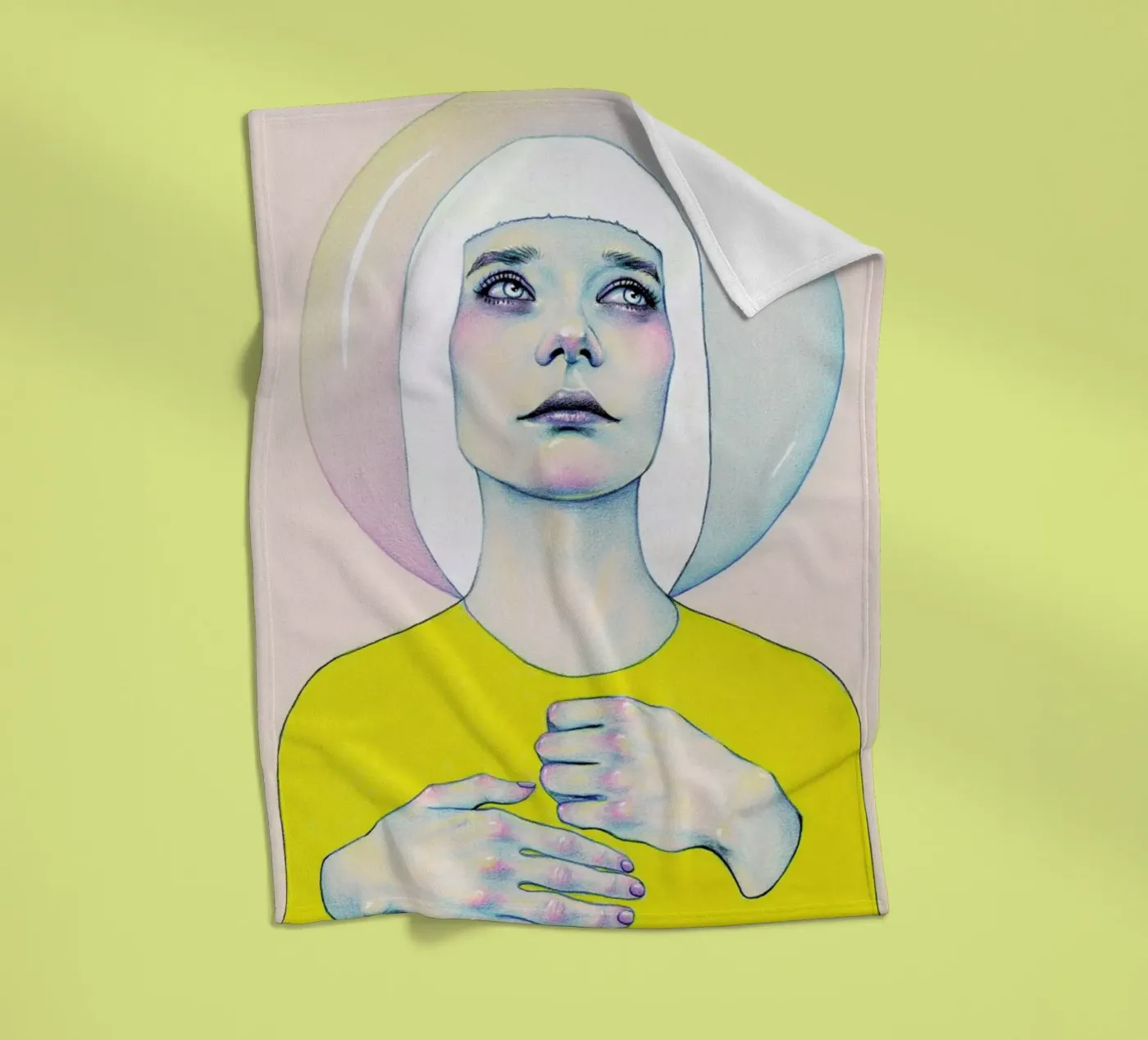 Alienated I fleecedeken van Natalie Foss