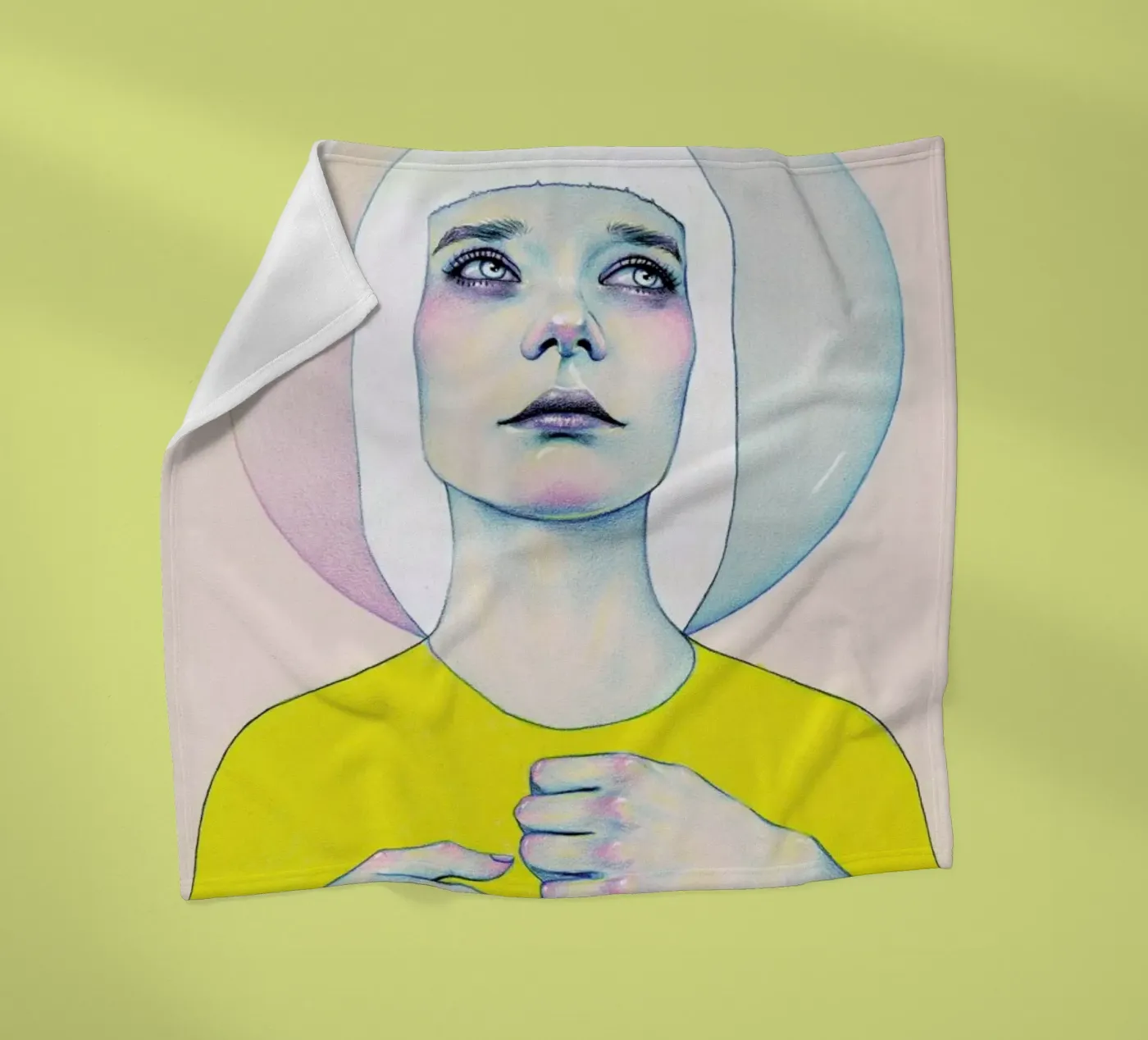 Alienated I fleecedeken van Natalie Foss