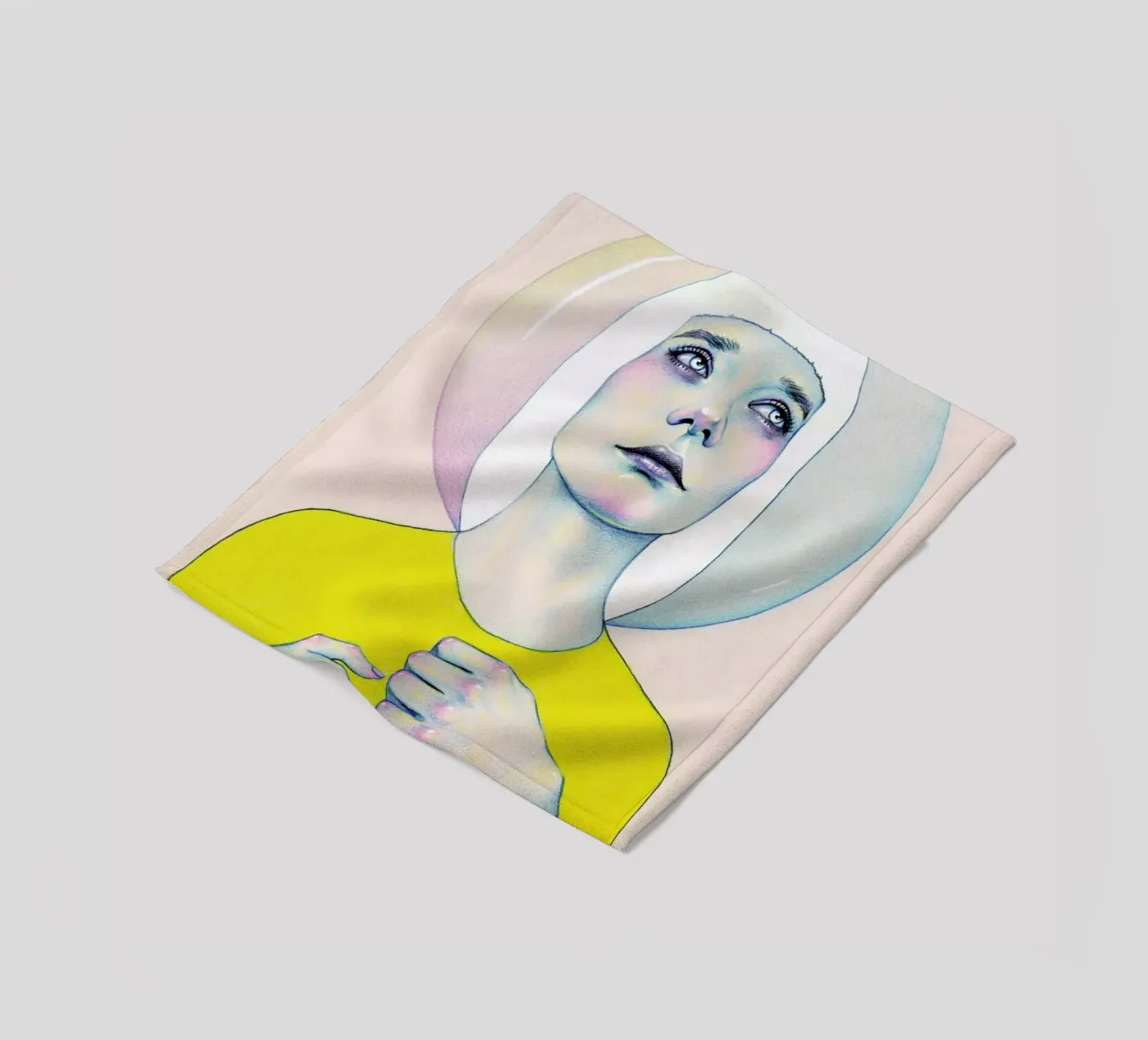 Alienated I fleecedeken van Natalie Foss