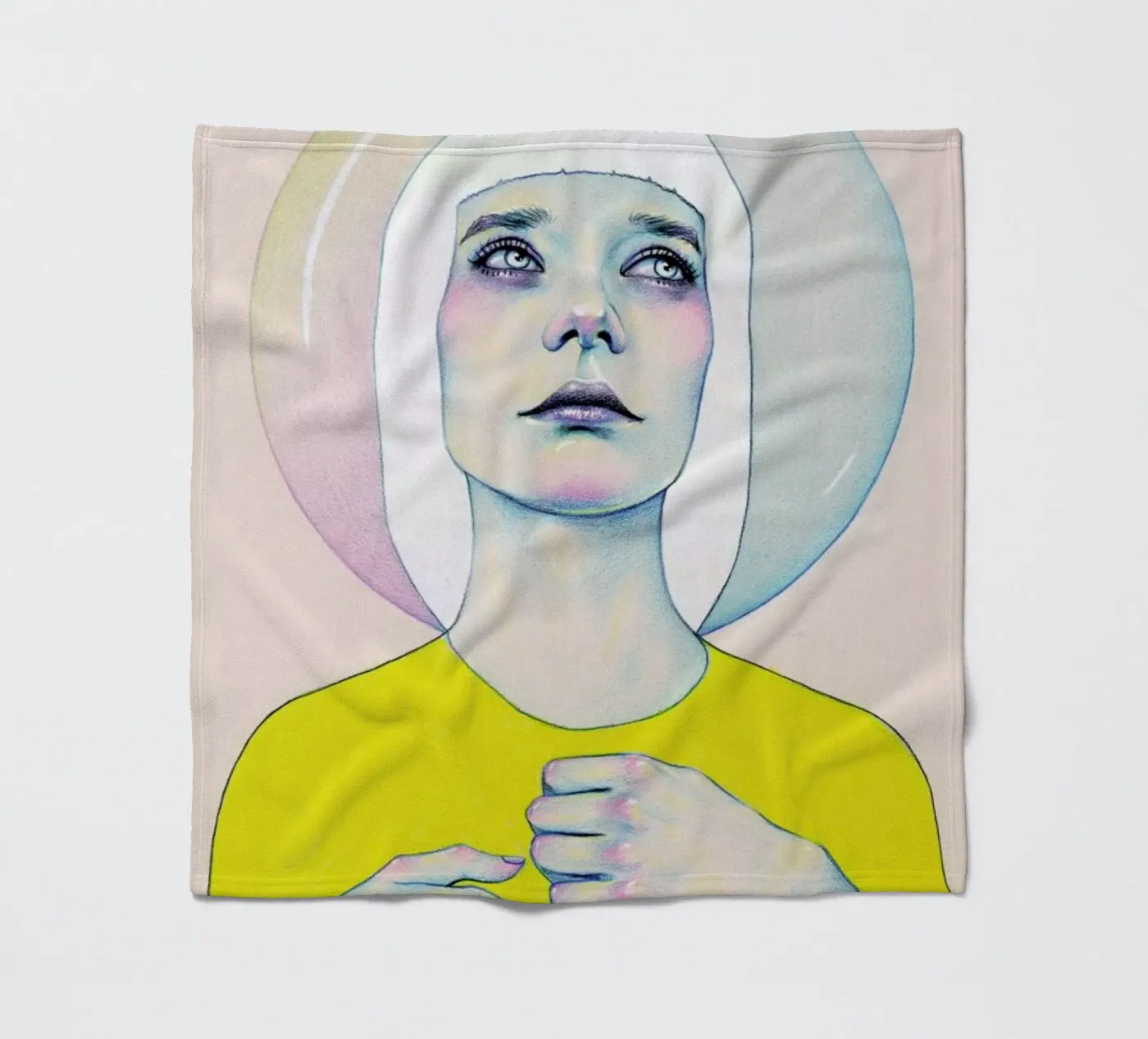 Alienated I fleecedeken van Natalie Foss