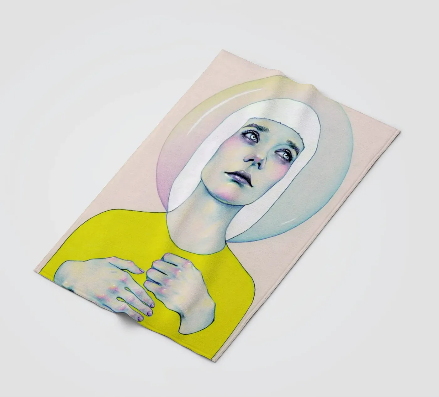 Alienated I fleecedeken van Natalie Foss