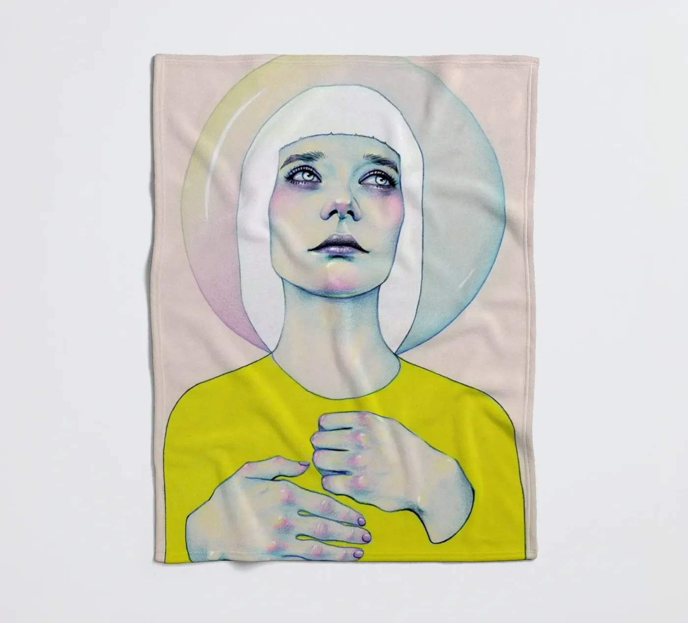 Alienated I fleecedeken van Natalie Foss