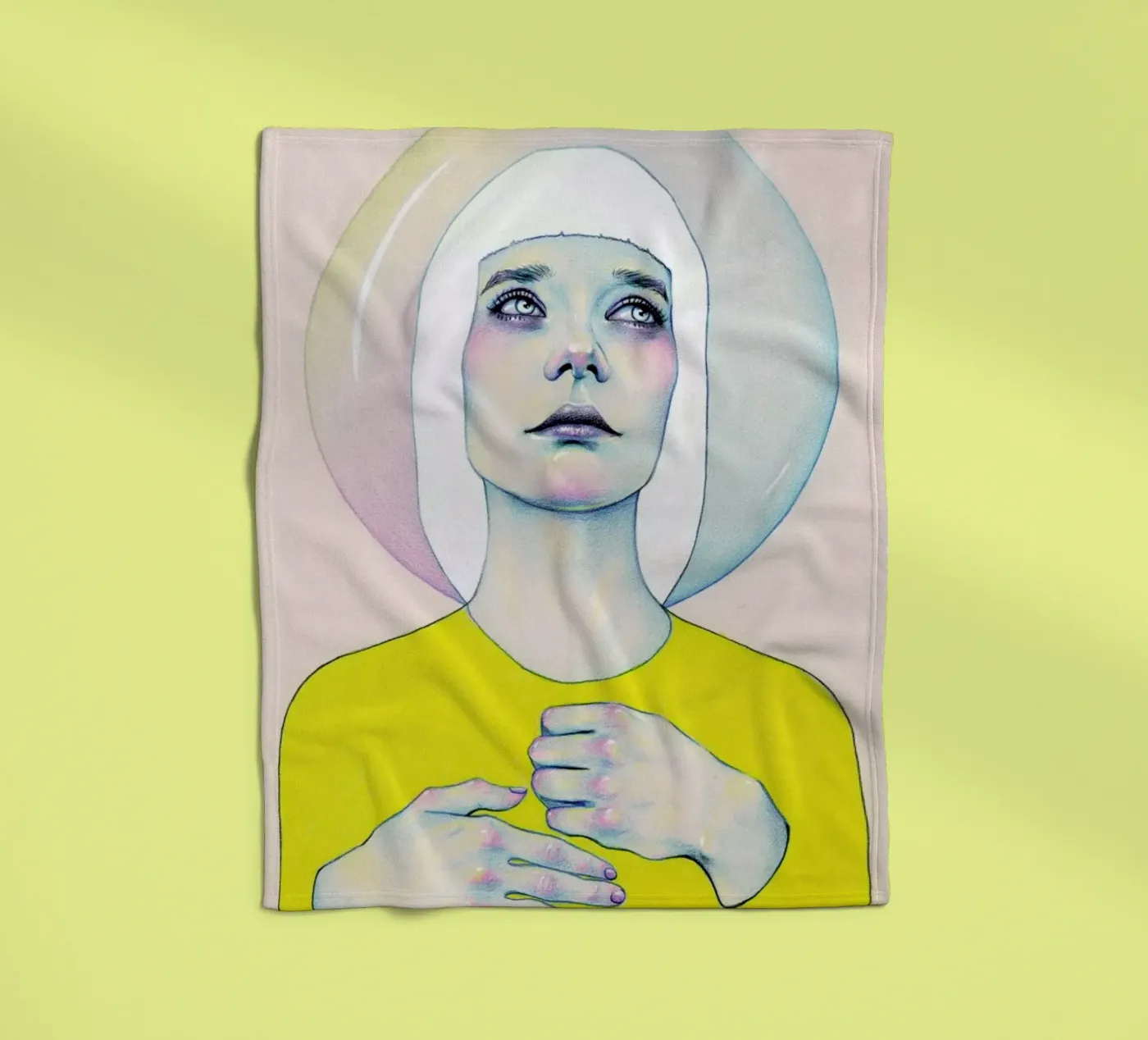 Alienated I fleecedeken van Natalie Foss