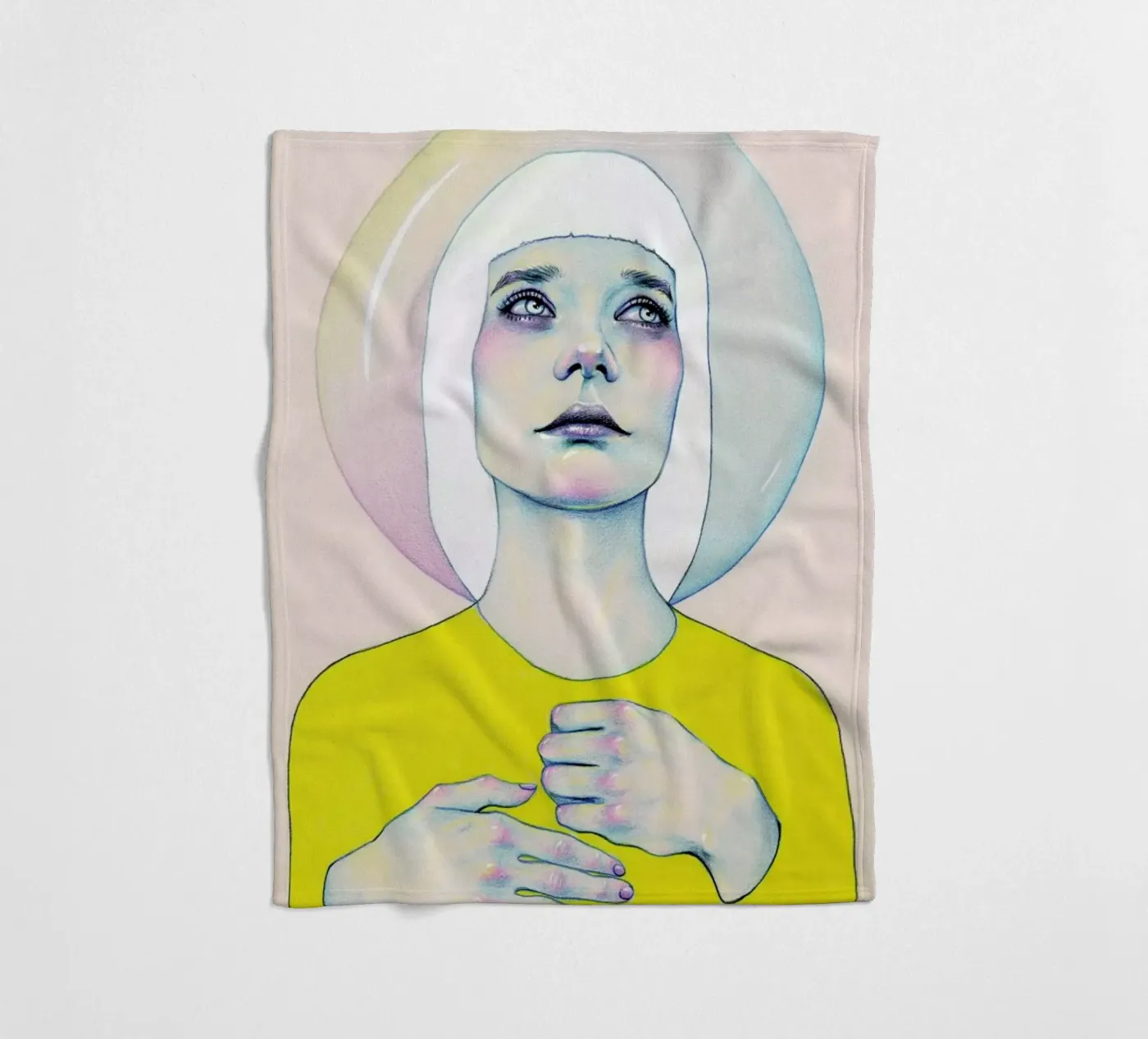 Alienated I fleecedeken van Natalie Foss