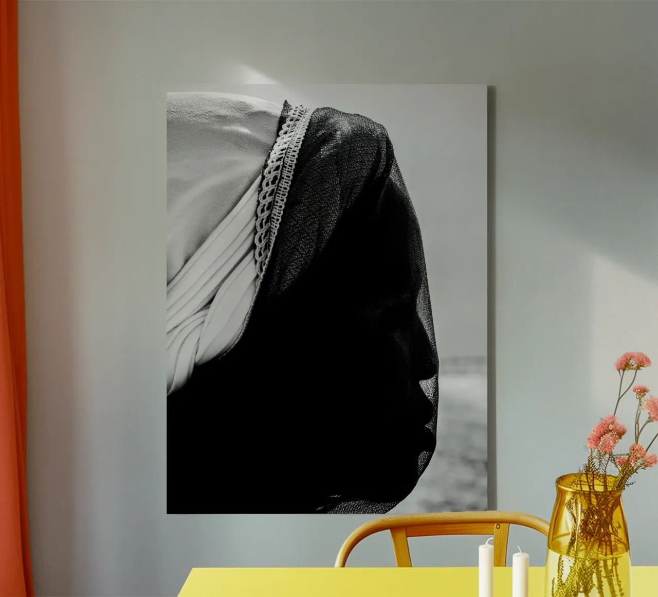 Afro Eshe canvas with Floater frame by Mathudace Créas