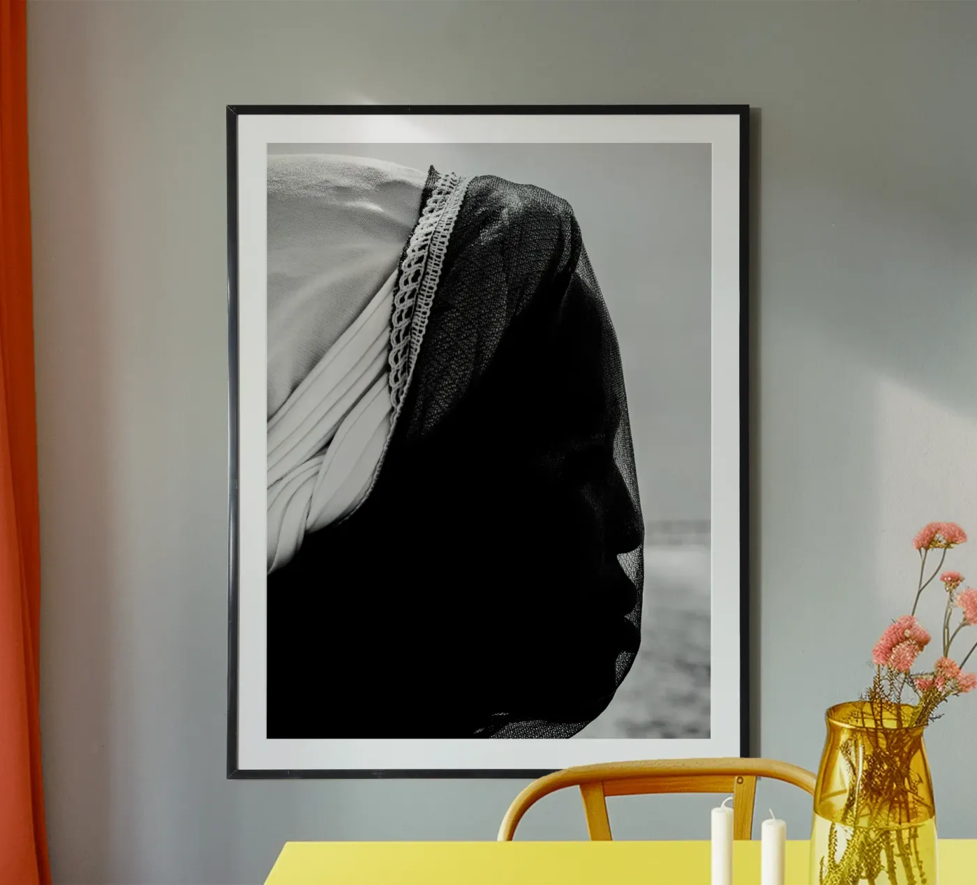 Afro Eshe poster van Mathudace Créas